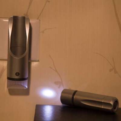 Rechargeable Torch  Induction Charge light Power Failure LED Light for emergency use