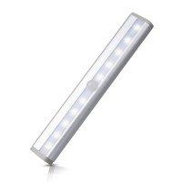 Goldmore 50 lumen 3*AAA battery powered easily stick 6 led motion sensor lights for Hallway, Bathroom, Bedroom, Kitchen,etc